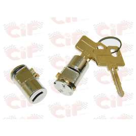 COPPIA CILINDRETTI A PULSANTE PER MANIGLIE APE CAR-P2-P3 - MAX DIESEL - POKER