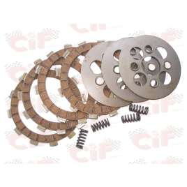 KIT DISCHI FRIZIONE MINARELLI HF R3 GL 50 RV4 50 APRILIA AF1 ET ETX RX RED ROSE