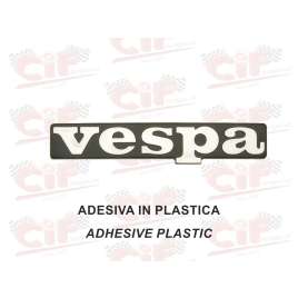 TARGHETTA VESPA ADESIVA IN PLASTICA PER SCUDO ANTERIORE VESPA PX - ARCOBALENO