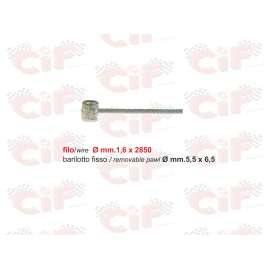 CAVO CAMBIO INTERNO APE 50 (FILO 1,6x285)(BAR.5,5x6,5)