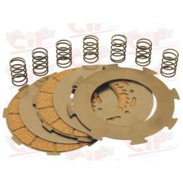 SERIE DISCHI FRIZIONE COMPLETA NORMALE VESPA PX PE 200 T5 125 RALLY 180-200 COSA 1-2