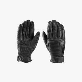Guanti Moto Blauer BANNER in pelle nero con protezioni