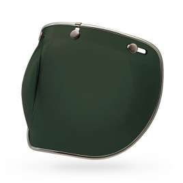 Visiera Bell Custom 500 DLX Bubble Shield Verde WAYFAR Green 3-SNAP