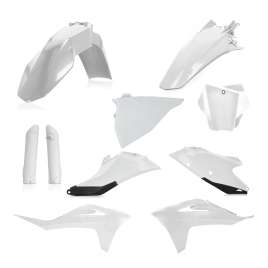 ACERBIS KIT CARENE PLASTICHE PER GAS GAS BIANCO/NERO GAS GAS EX 250 2022 2023 0024631.237