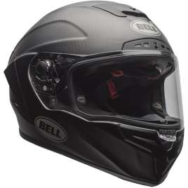 CASCO INTEGRALE MOTO BELL RACE STAR FLEX NERO OPACO IN CARBONIO RACING PISTA TG. M