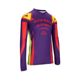 ACERBIS MAGLIA MX MOTO CROSS ENDURO J-TRACK ASKAR VIOLA/ROSSO 0026042.393