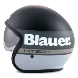 Casco Moto Blauer PILOT 4.0 HT Nero-Bianco Opaco Matt Omologato ECE 22.06