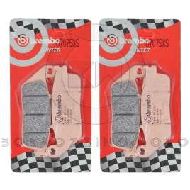 4 PASTIGLIE FRENO ANTERIORI BREMBO SINTERIZZATE 07075XS KYMCO XCITING 500