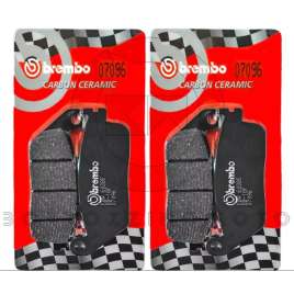 4 PASTIGLIE FRENO ANTERIORI BREMBO CARBON CERAMIC 07096 KYMCO XCITING R 300