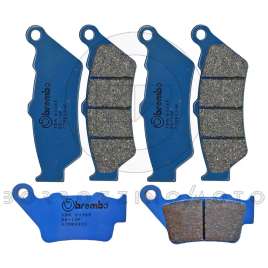 PASTIGLIE FRENO BREMBO ANTERIORI + POSTERIORI BMW F 700-800 GS ABS