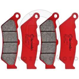 4 PASTIGLIE FRENO ANTERIORI BREMBO SINTERIZZATE 07BB03SA BMW F 800 GS
