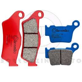 KIT PASTIGLIE BREMBO ANTERIORI POST KTM EXC 125-300-530