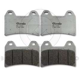 4x PASTIGLIE FRENO ANTERIORE BREMBO RACING KTM SUPER ADVENTURE S 1290 DUCATI STREETFIGHTER S 848