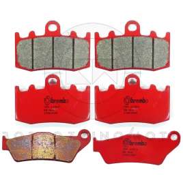 PASTIGLIE FRENO BREMBO ANTERIORI 07BB26SA+POSTERIORE 07BB28SP BMW R 1200 GS 2010