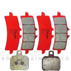 PASTIGLIE FRENO BREMBO ANTERIORI + POSTERIORI KTM SUPER DUKE R 1290