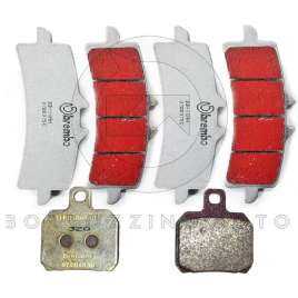 PASTIGLIE FRENO BREMBO SC ANTERIORI+ POSTERIORI DUCATI 848 EVO