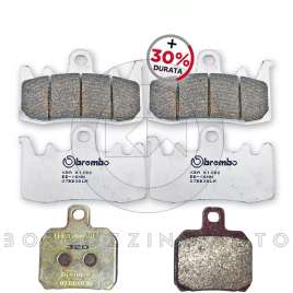 PASTIGLIE FRENO BREMBO LA ANTERIORI + POST DUCATI HYPERMOTARD 821 ABS 
