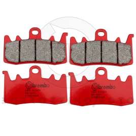4 PASTIGLIE FRENO ANTERIORI BREMBO SINTERIZZATE BMW R 1200 GS - ABS DUCATI HYPERMOTARD SP ABS 821