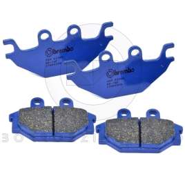 4 PASTIGLIE FRENO ANTERIORI BREMBO BLU 07GR5209 CARBON KYMCO MXU 300 500