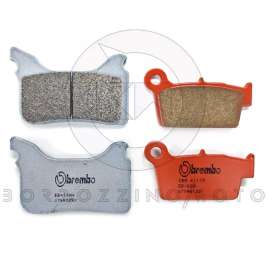 KIT PASTIGLIE FRENO BREMBO ANTERIORE POSTERIORE APRILIA SXV 550