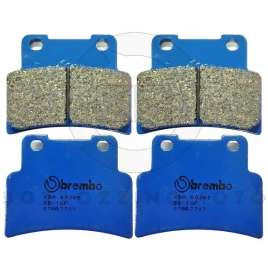 4 PASTIGLIE FRENO BREMBO 07GR7707 BLU CARBON CERAMIC APRILIA MANA 850