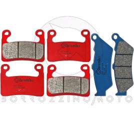 PASTIGLIE FRENO BREMBO ANTERIORI SINTER POSTERIORI BMW R 1250 GS ADVENTURE 
