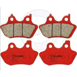 4 PASTIGLIE FRENO ANTERIORI BREMBO HARLEY 1450 ELECTRA GLIDE ULTRA CLASSIC 2000