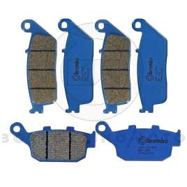 PASTIGLIE FRENO BREMBO CC ANTERIORI + POSTERIORI TRIUMPH TIGER XC ABS 800