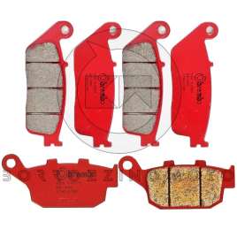 PASTIGLIE FRENO BREMBO SA ANTERIORI + POSTERIORI TRIUMPH TIGER XC 800