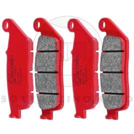 4 PASTIGLIE FRENO ANTERIORE BREMBO ROSSE 07HO41SA HONDA CBF 1000 2006-2013