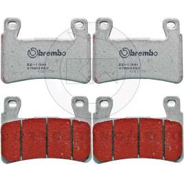 4 PASTIGLIE FRENO ANTERIORI BREMBO SINTER STRADALI HONDA CB EX ABS 1100