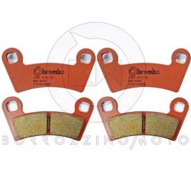 4 PASTIGLIE FRENO ANTERIORI BREMBO SINTER 07PO09SD POLARIS RANGER RZR S 800 