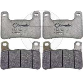 4 PASTIGLIE FRENO ANTERIORI BREMBO RC CC per SUZUKI GSX-R 750/KAWASAKI ZX-10R