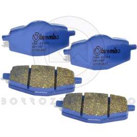 4 PASTIGLIE FRENO ANTERIORI BREMBO CARBON CERAMIC 07YA1407 YAMAHA XT 500