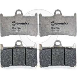 4 PASTIGLIE FRENO ANTERIORI BREMBO RC CARBON 07YA23RC YAMAHA YZF R6