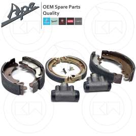 KIT GANASCE FRENO ANTERIORI POSTERIORI + 2 CILINDRETTI PIAGGIO APE 50