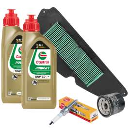 KIT TAGLIANDO HONDA SH 300 OLIO CASTROL POWER 1 FILTRO ARIA/OLIO CANDELA