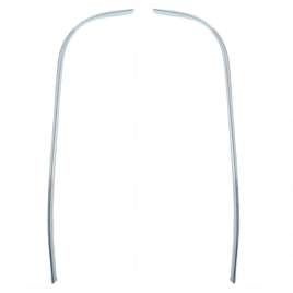 COPPIA BORDO SCUDO CROMATO VESPA LX 50 125 150 VESPA S RIF. PIAGGIO 622187 622188