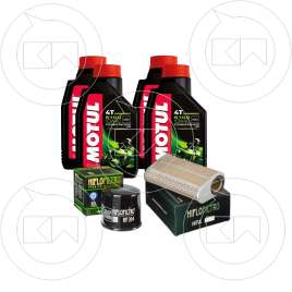 KIT TAGLIANDO 4 LT OLIO MOTUL 5100 + FILTRO ARIA/OLIO HONDA HORNET 600 2007-2013