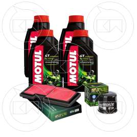 KIT TAGLIANDO 4L OLIO 5100 +FILTRO ARIA/OLIO TRIUMPH STREET TRIPLE 675 2015 2016