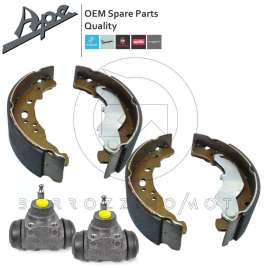 KIT GANASCE FRENO POSTERIORI + CILINDRETTI PIAGGIO QUARGO / APE POKER DIESEL