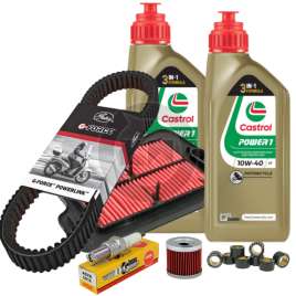 TAGLIANDO OLIO CINGHIA RULLI FILTRO PER SUZUKI BURGMAN 400 K7/L8 ie 2006-2018