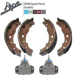 KIT GANASCE FRENO ANTERIORI + CILINDRETTI PIAGGIO QUARGO / APE POKER DIESEL