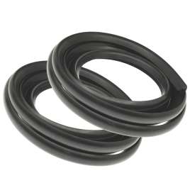 COPPIA PROFILI IN GOMMA NERO X COFANI SCOCCHE LATERALI PIAGGIO VESPA PX PE 125 150 200