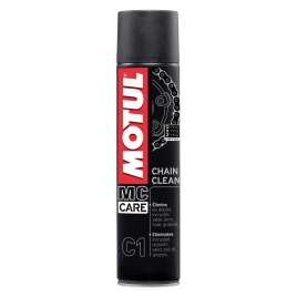 MOTUL MC CARE C1 CHAIN CLEAN SGRASSANTE DETERGENTE SPRAY CATENA MOTO STRADA PISTA/OFFROAD 400ml