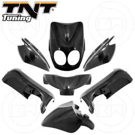 KIT CARENE 7 PEZZI VERSIONE ORIGINALE NERO ECO MBK OVETTO 50 2008-2014 / YAMAHA NEOS 50 2008-2014