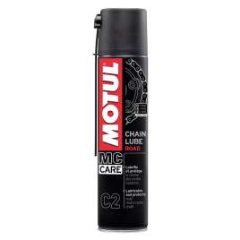 MOTUL MC CARE C2 CHAIN LUBE ROAD LUBRIFICANTE SPRAY CATENA MOTO STRADA 400ml