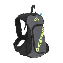 ZAINETTO MOTO ACERBIS ACQUA LOGO 5L NERO/GRIGIO CON SACCA IDRICA