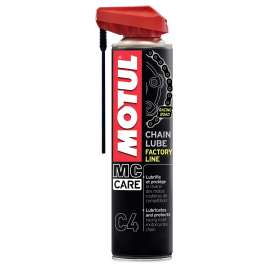 Motul MC Care C4 Chain Lube Factory Line Lubrificante Spray Catena Moto Strada Pista 400ml