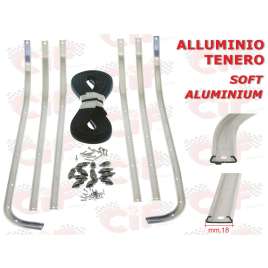SERIE STRISCE PEDANA LISTELLI ALLUMINIO TENERO VESPA GL 150
